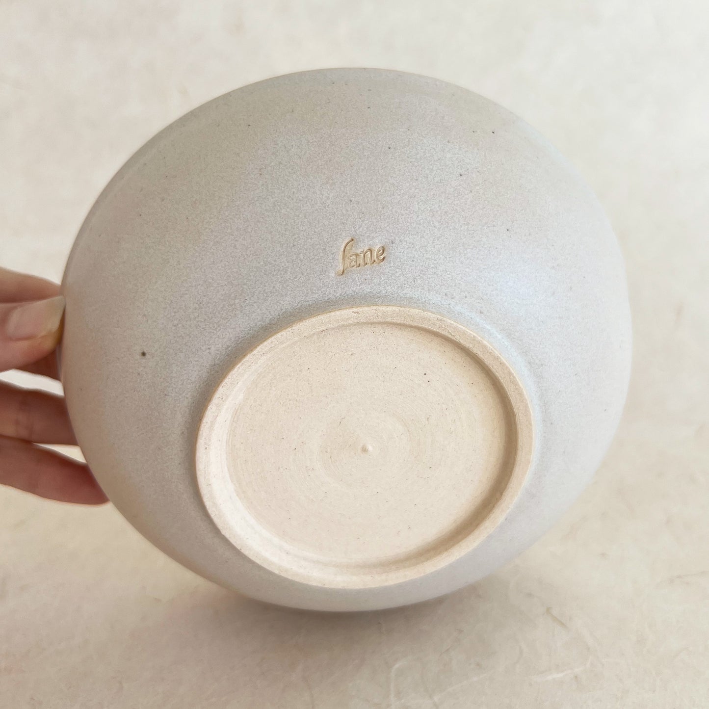 Two Toned White Bowl